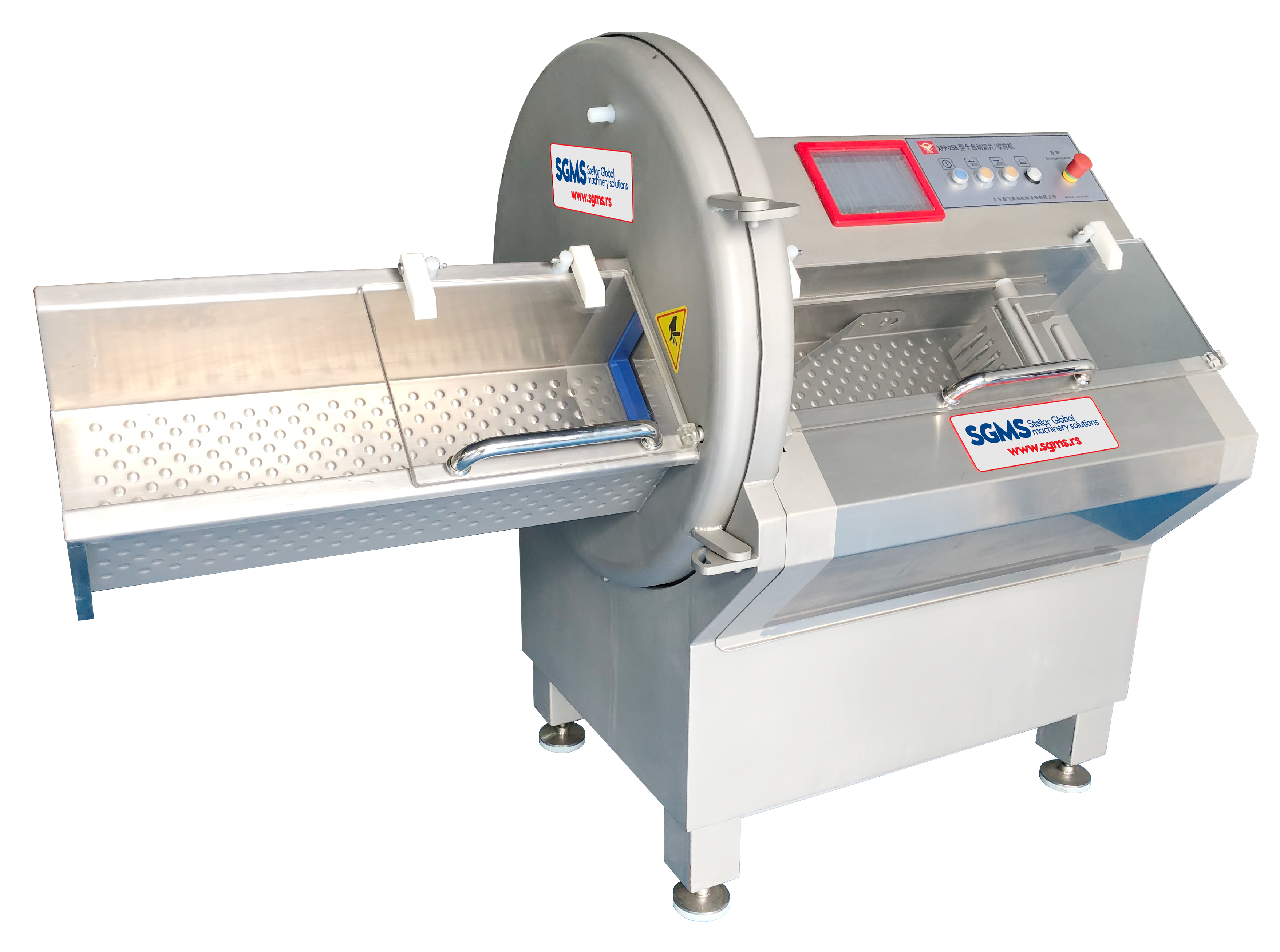 25 cutting and discharging machine - without conveyor belt - transparent cover plate